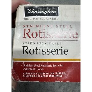 Charmglow Universal Stainless Steel Rotisserie Burner Gas‎ Grills New Open Box